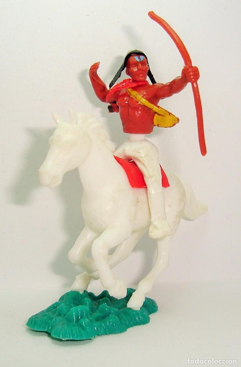 Figuras de Goma y PVC: ANTIGUA FIGURA INDIO TIMPO TOYS 35 TIPO COMANSI BRITAINS PECH JESCAN REAMSA STARLUX EXIN WEST