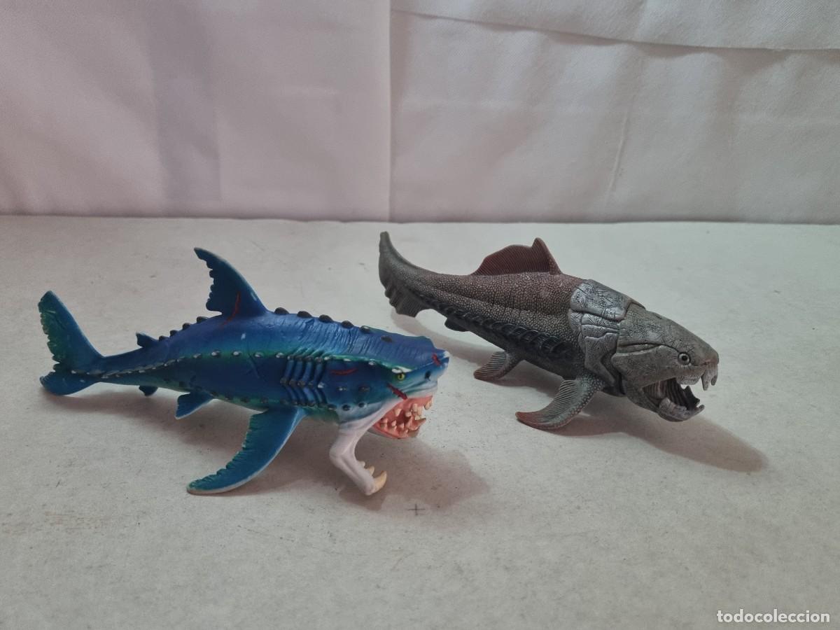 Figuras de goma y PVC: Lote de 2 figuras de peces monstruo - Foto 1