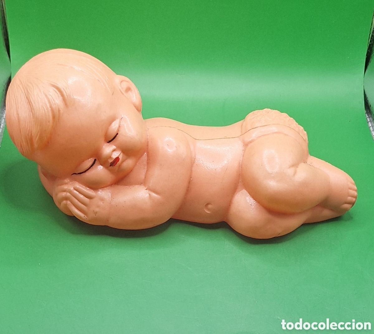 Figuras de goma y PVC: Antiguo Beb&eacute; de Pl&aacute;stico Inflado - Foto 4