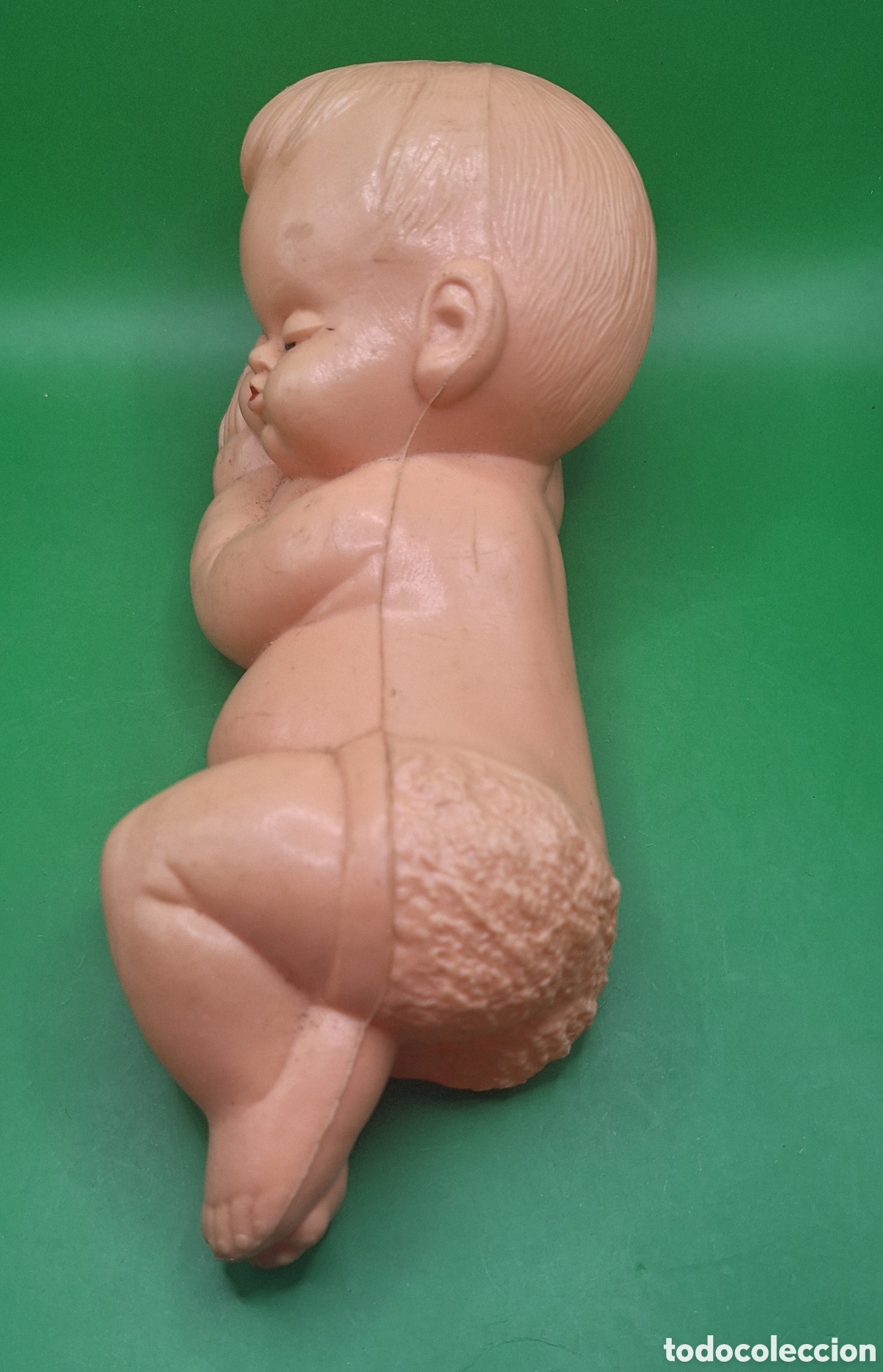 Figuras de goma y PVC: Antiguo Beb&eacute; de Pl&aacute;stico Inflado - Foto 5