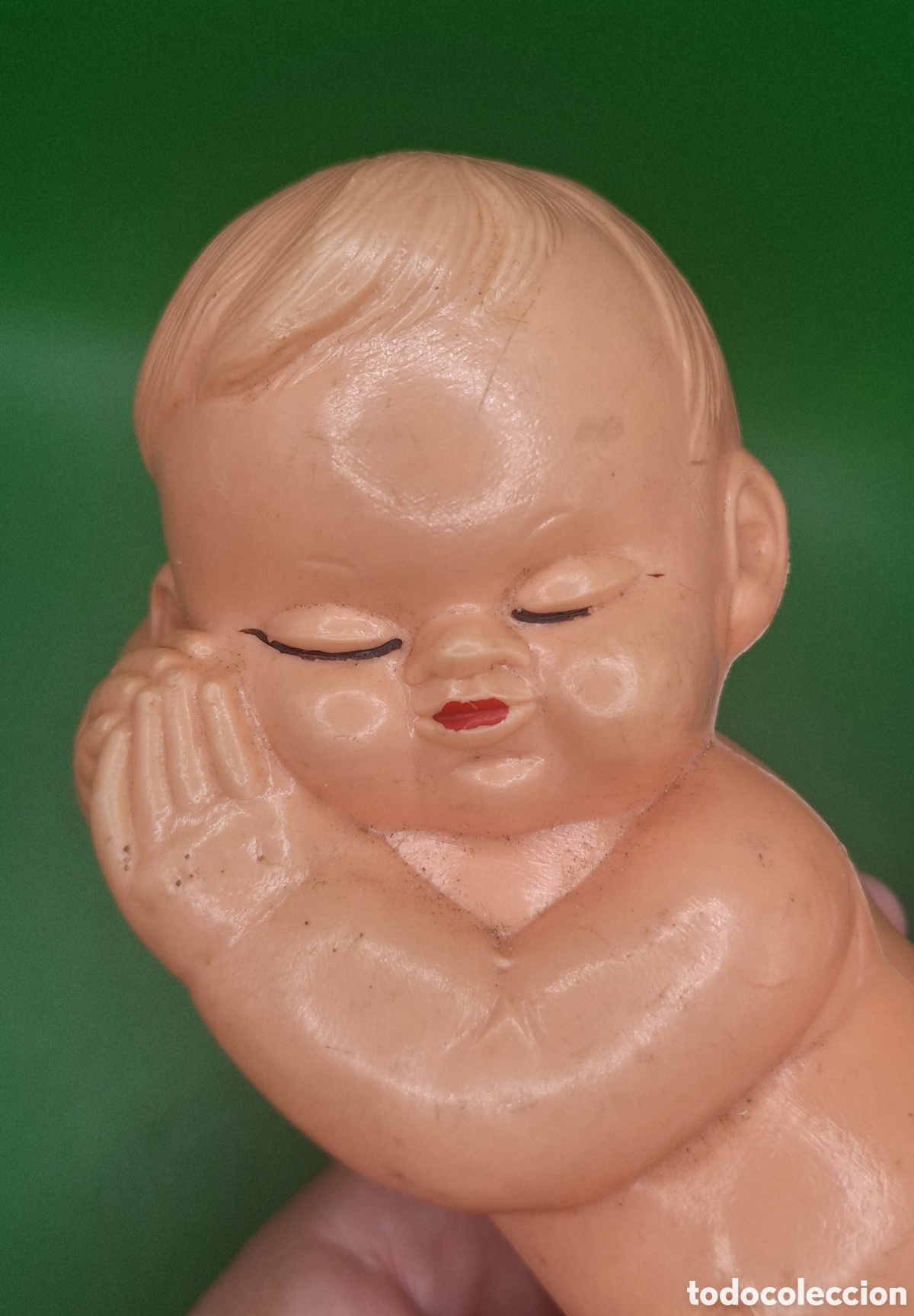 Figuras de goma y PVC: Antiguo Beb&eacute; de Pl&aacute;stico Inflado - Foto 8