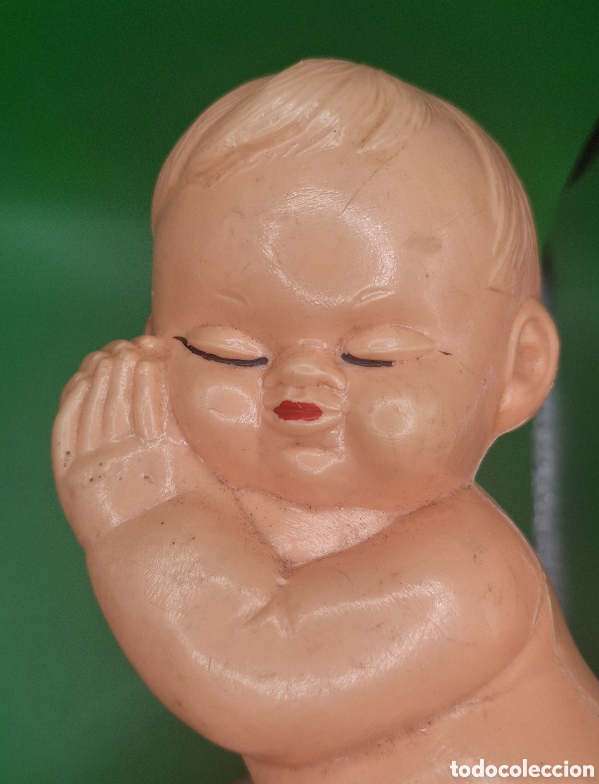 Figuras de goma y PVC: Antiguo Beb&eacute; de Pl&aacute;stico Inflado - Foto 9