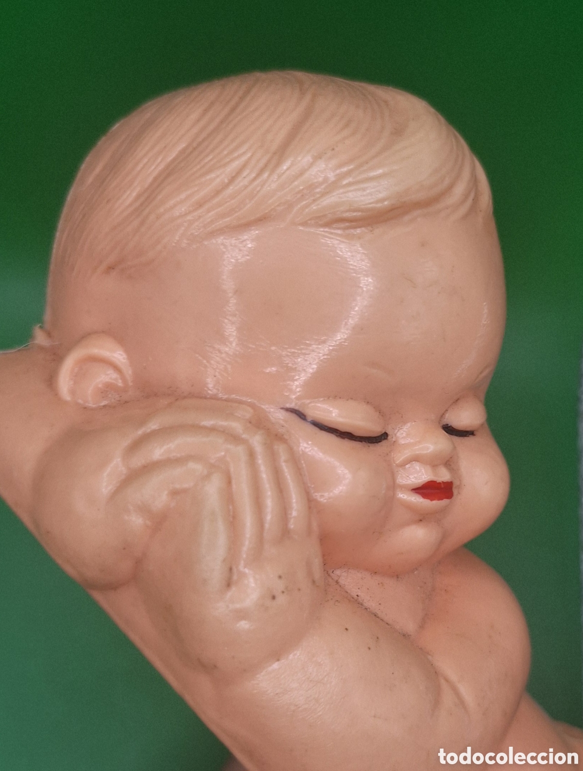 Figuras de goma y PVC: Antiguo Beb&eacute; de Pl&aacute;stico Inflado - Foto 10
