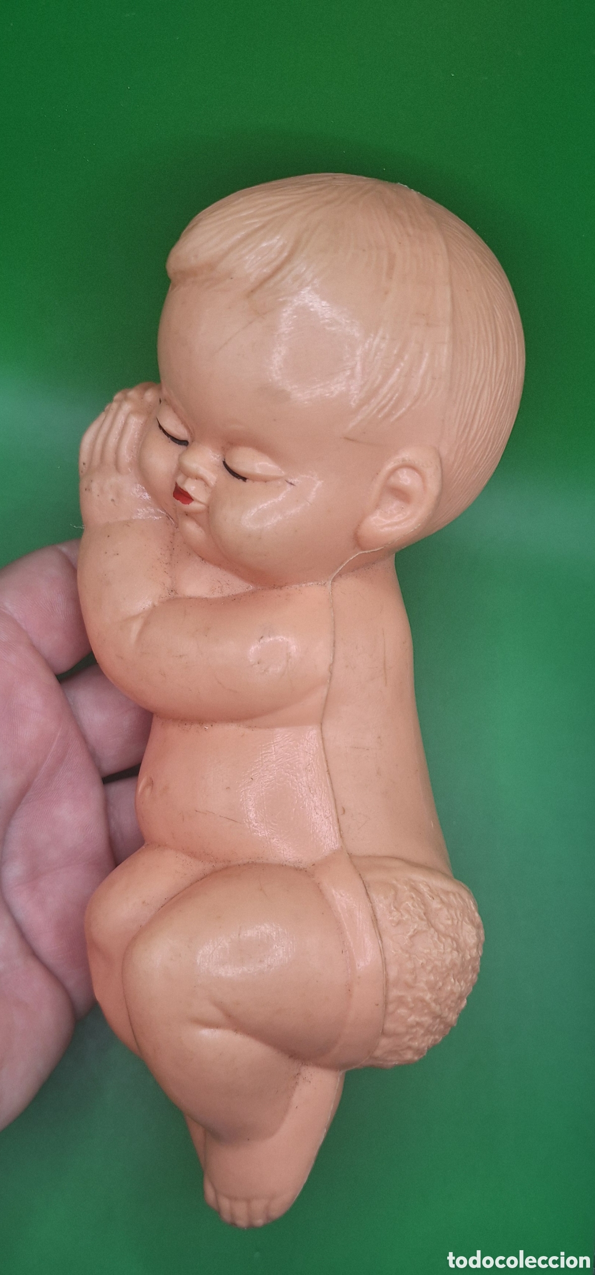 Figuras de goma y PVC: Antiguo Beb&eacute; de Pl&aacute;stico Inflado - Foto 12