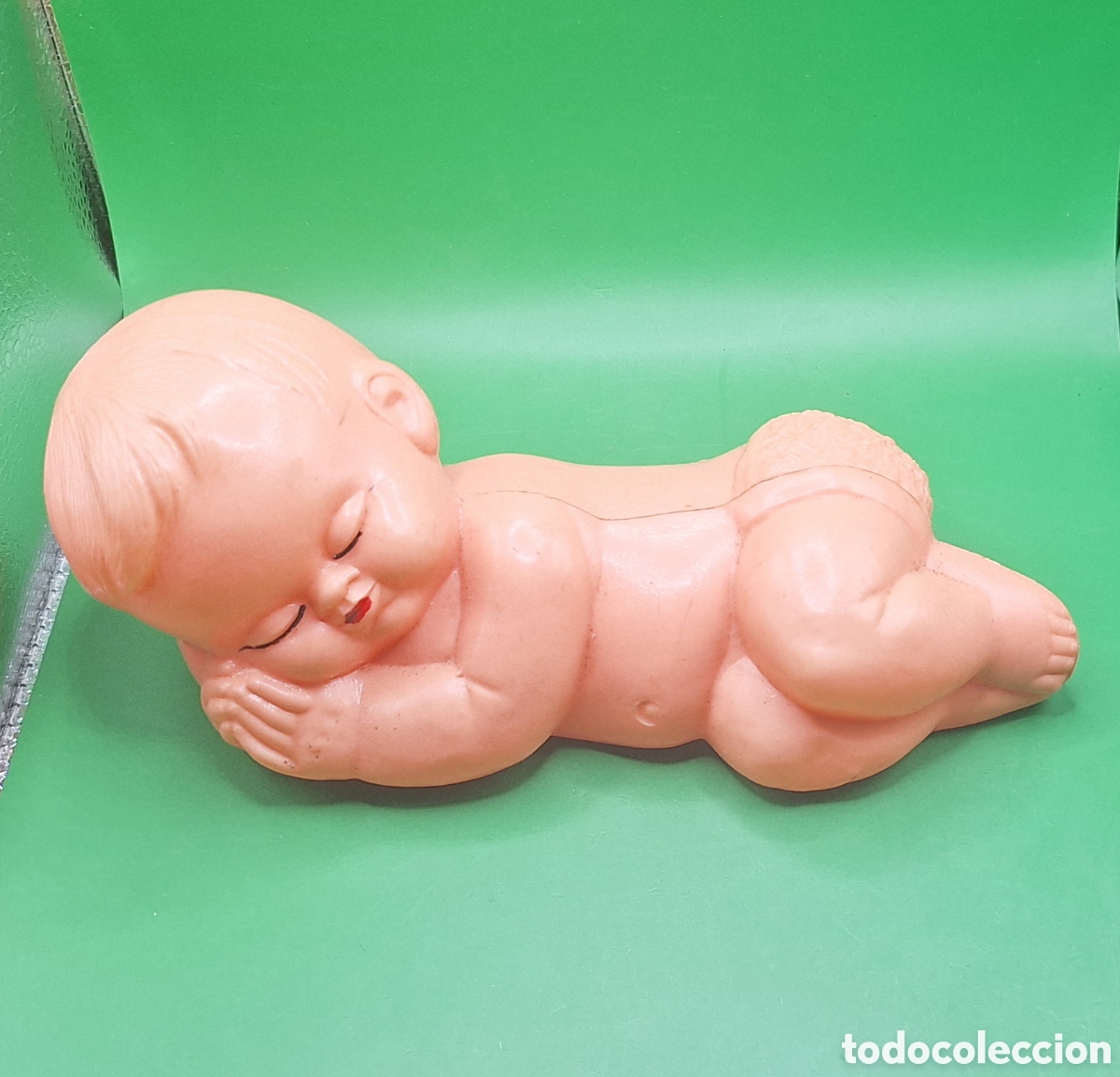 Figuras de goma y PVC: Antiguo Beb&eacute; de Pl&aacute;stico Inflado - Foto 13