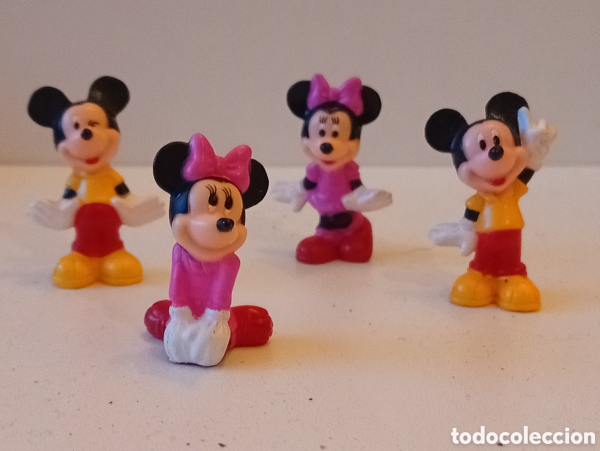 Figuras de goma Kinder: Figuras Kinder de Mickey y Minnie Mouse - Foto 1
