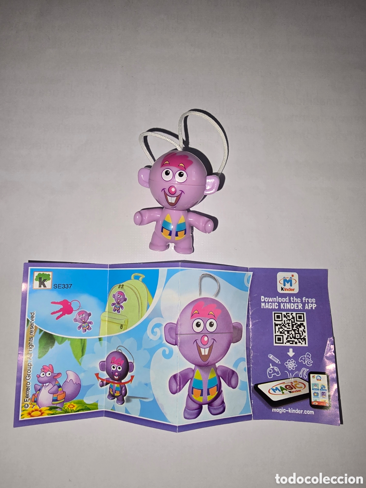 Figuras de Goma Kinder: Figura kinder SE337 + bpz Dora la exploradora mu&ntilde;eco twistheads dibujos animados premium