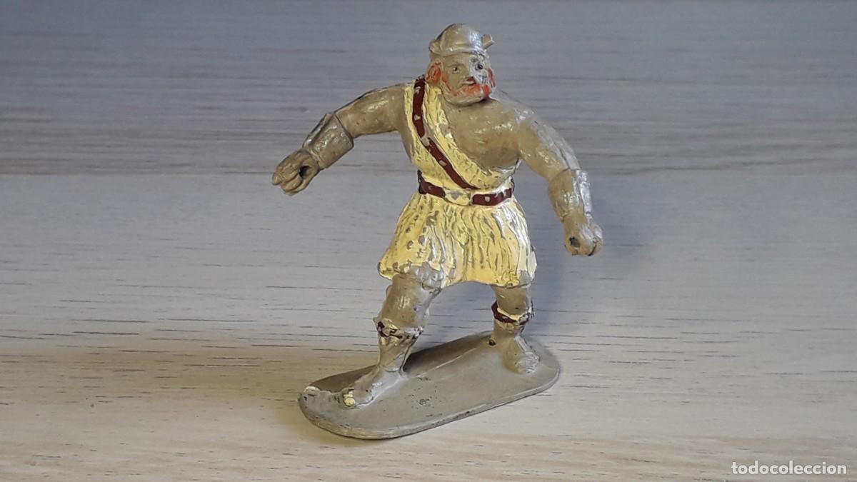 Figuras de Goma y PVC: Vikingo serie Capit&aacute;n Trueno, goma, Jin Estereoplast, original a&ntilde;os 50-60.