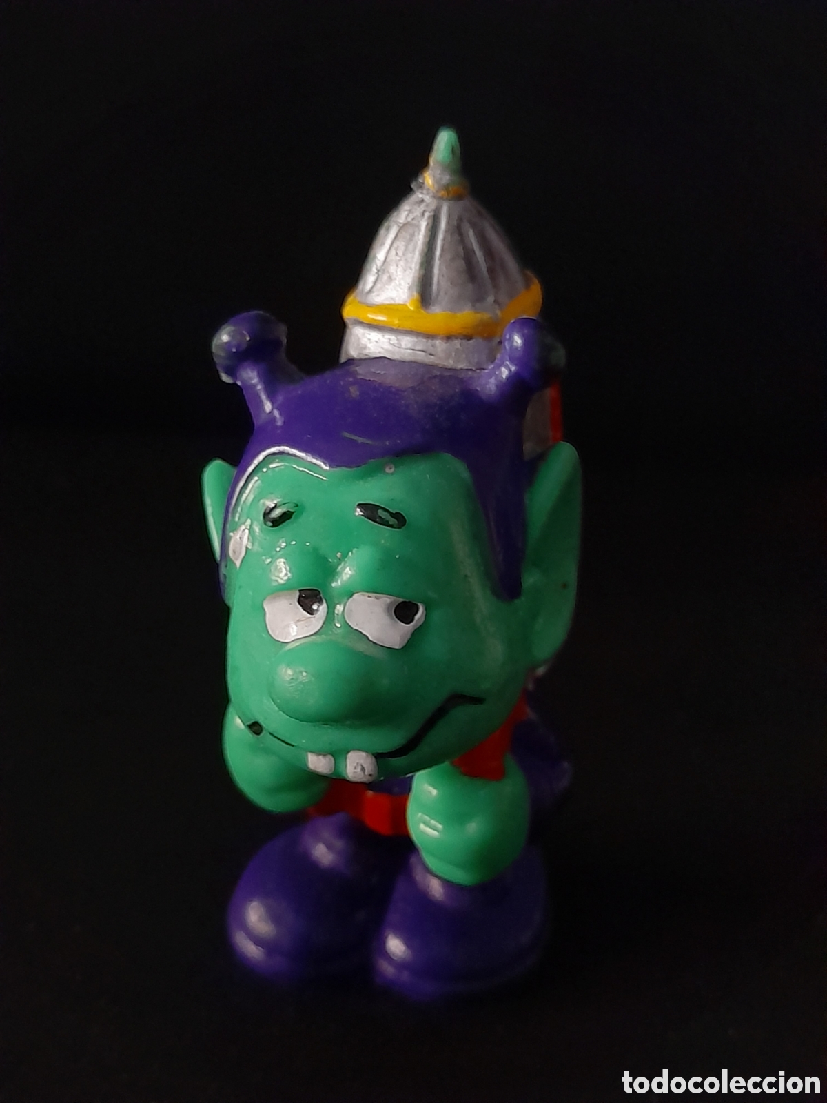 Figuras de Goma y PVC: Figura en pvc, Bully, Snik con cohete, 1982