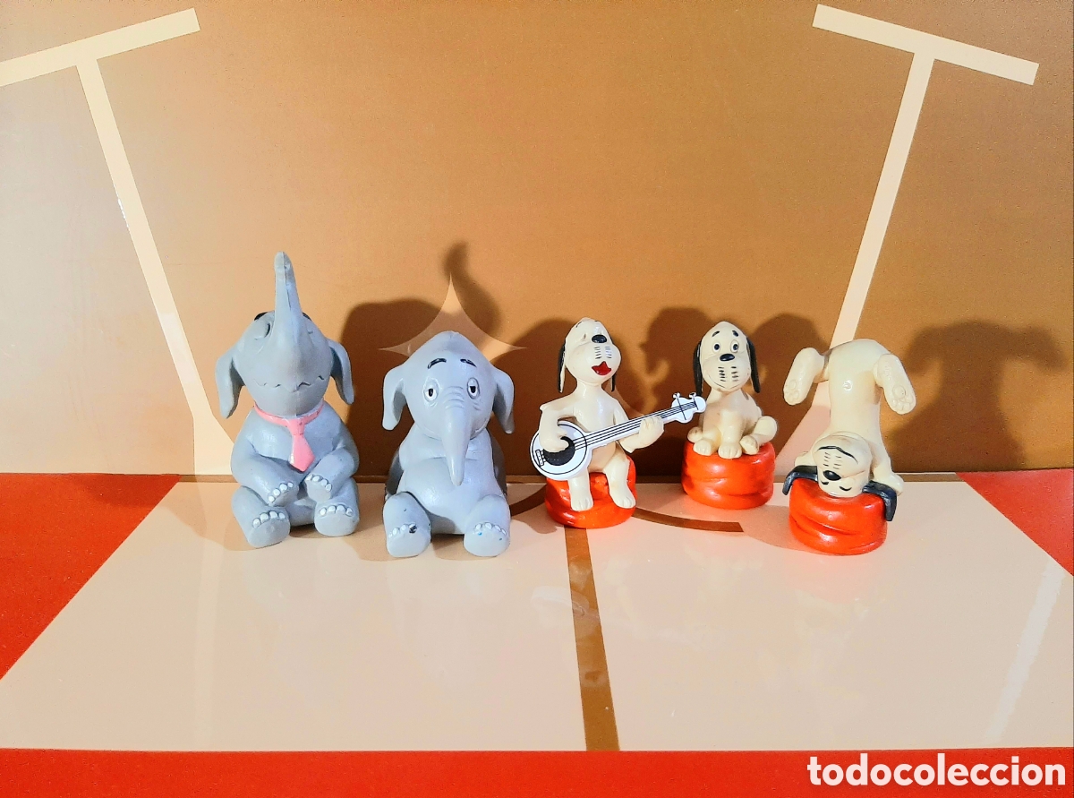 Figuras de Goma y PVC: Figuras Wum y Wendelin SCHLEICH