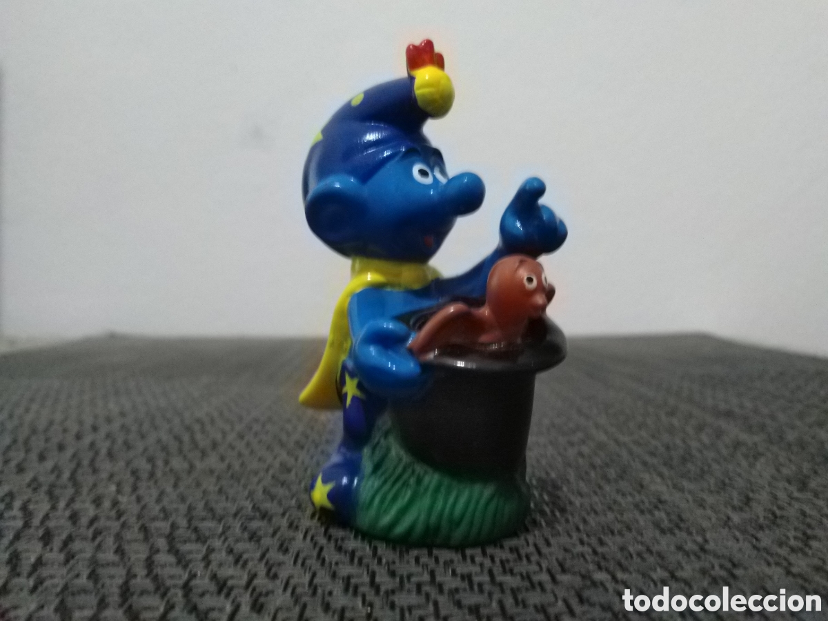 Figuras de Goma y PVC: FIGURA PVC PITUFO PITUFINA PEYO SMURFS PITUFOS SMURF SCHLUMPF MAGO HECHICERO
