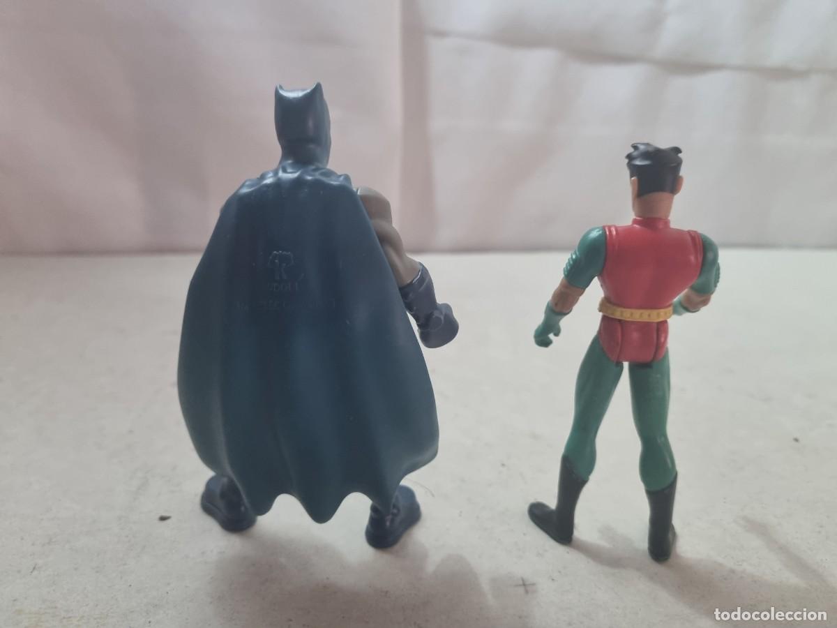 Figuras de goma y PVC: Lote de 2 figuras Batman y Robin - Foto 5