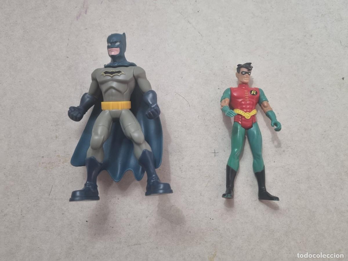 Figuras de goma y PVC: Lote de 2 figuras Batman y Robin - Foto 7