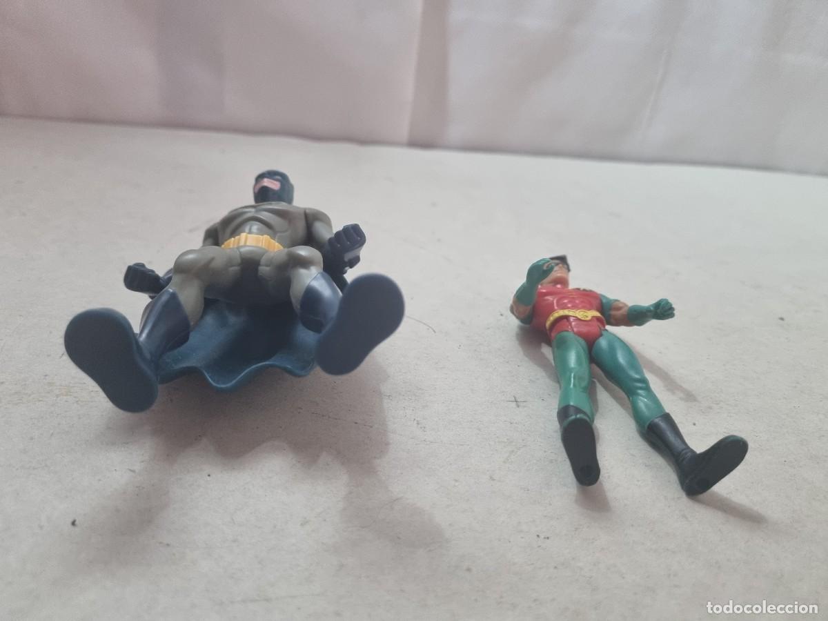 Figuras de goma y PVC: Lote de 2 figuras Batman y Robin - Foto 8