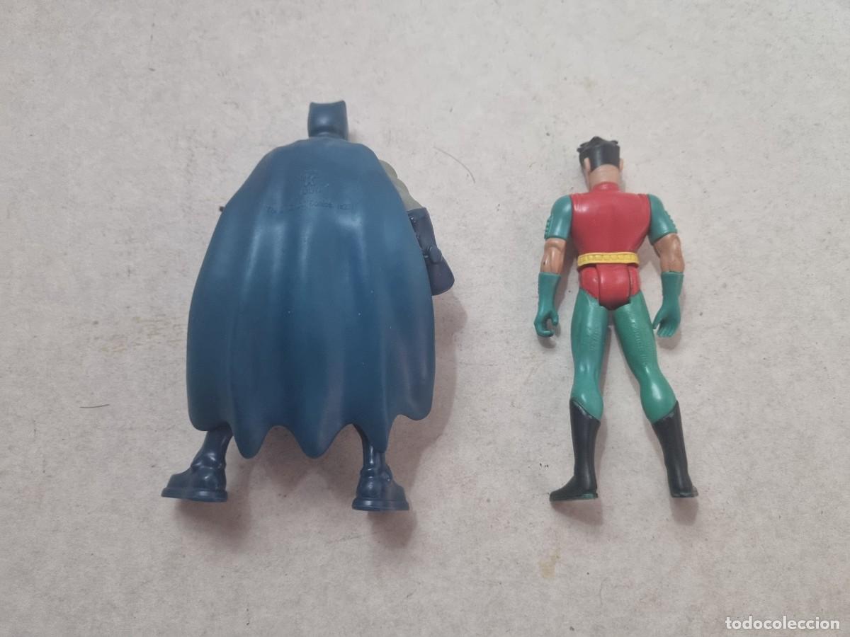 Figuras de goma y PVC: Lote de 2 figuras Batman y Robin - Foto 9