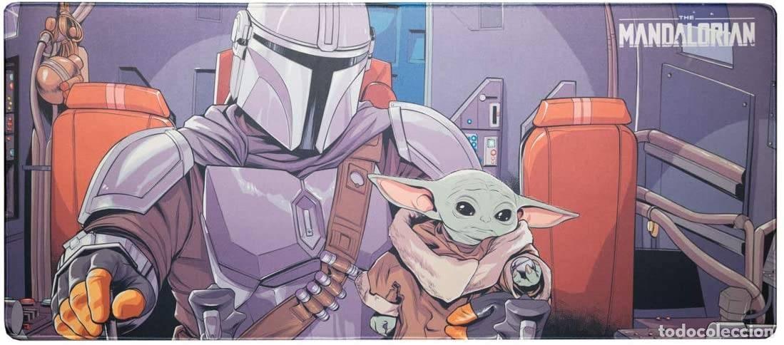 Figuras de Borracha e PVC: Alfombrilla Raton XXL - Star Wars: The Mandalorian (80cm x 35 cm x 4 mm)