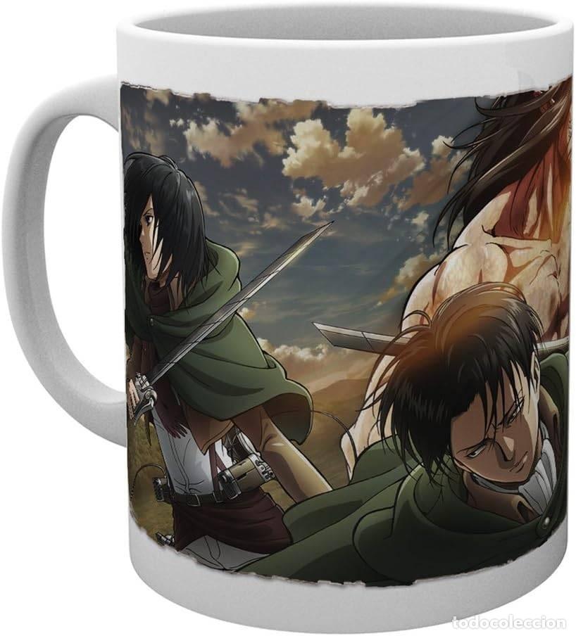 Figuras de Borracha e PVC: Taza Exploradores - Attack On Titan Sesion 2