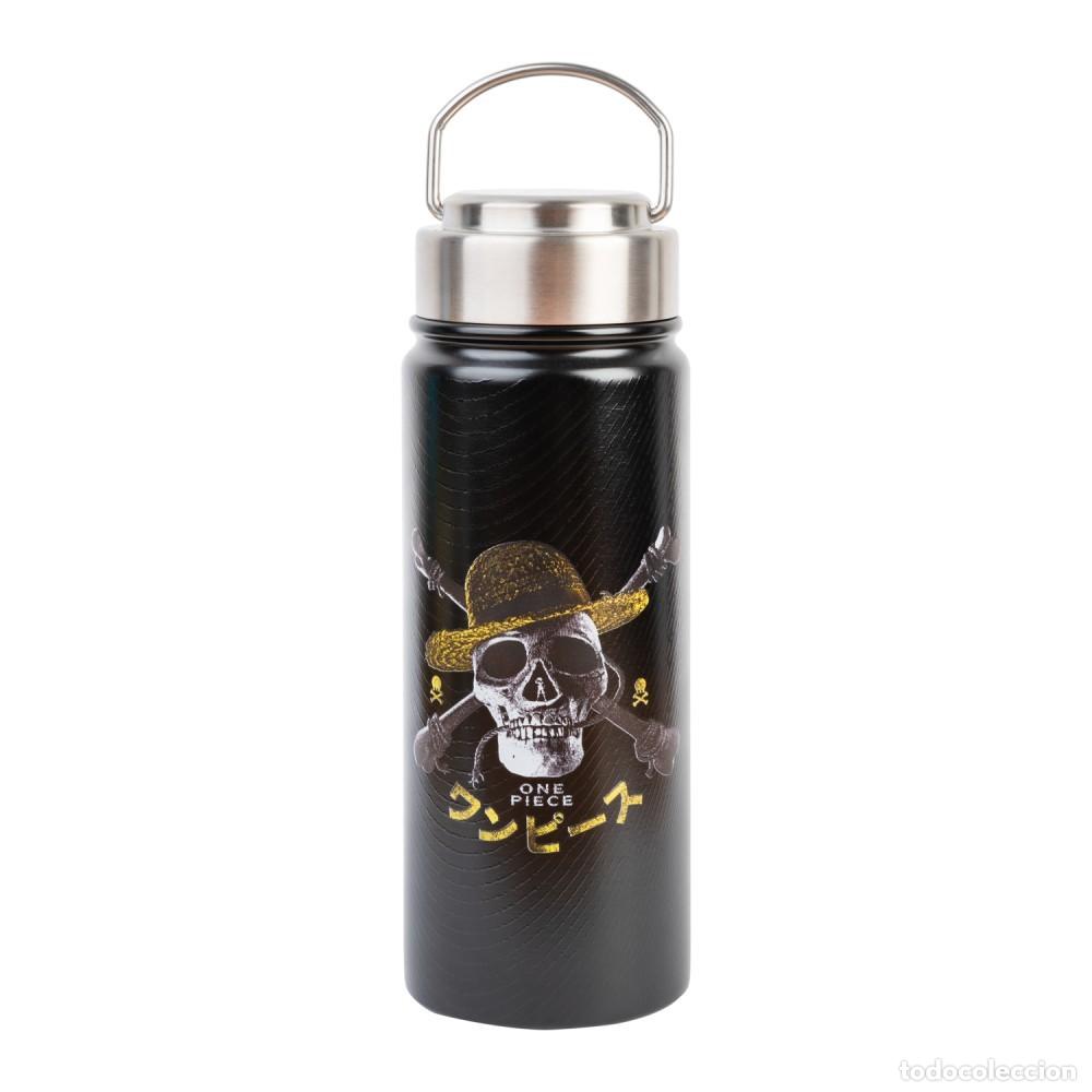 Figuras de Goma y PVC: Botella Metalica Hot&Cold - One Piece Netflix (550 ml)