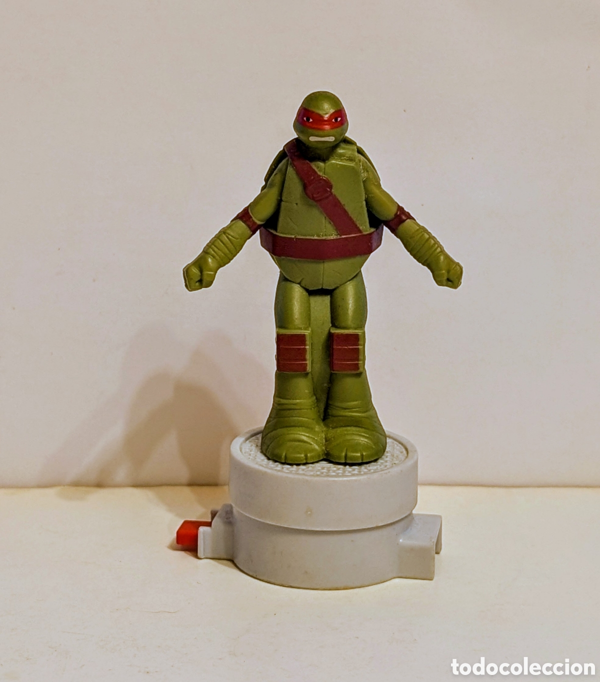 Figuras de Goma y PVC: Mu&ntilde;eco figura Tortuga Ninja Rafael Burger King