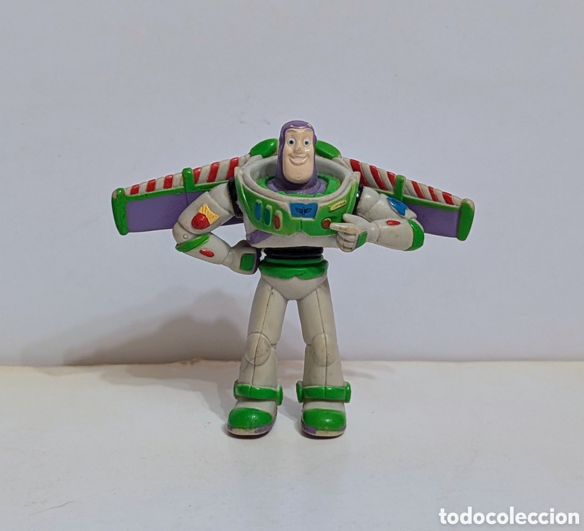 Figuras de Goma y PVC: Figura en Goma/Pvc de Buzz Lightyear. Personaje de la Pel&iacute;cula Toy Story. Disney Pixar