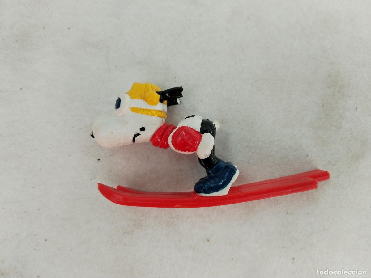 Figuras de Goma y PVC: snoopy figura pvc salto de esqui- c181