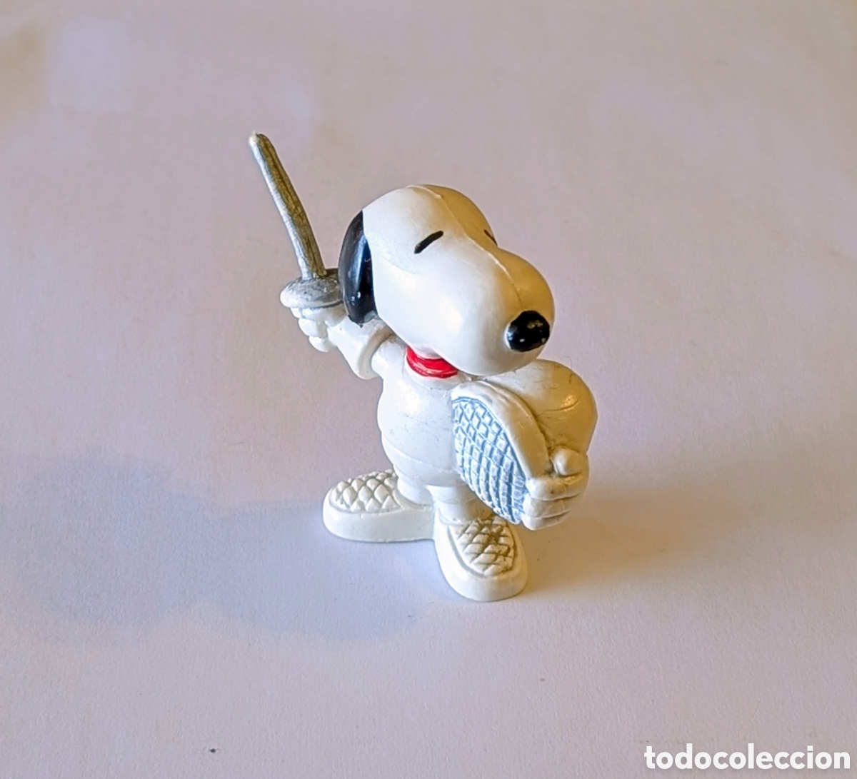 Figuras de Goma y PVC: Figura mu&ntilde;eco PVC Snoopy Esgrima