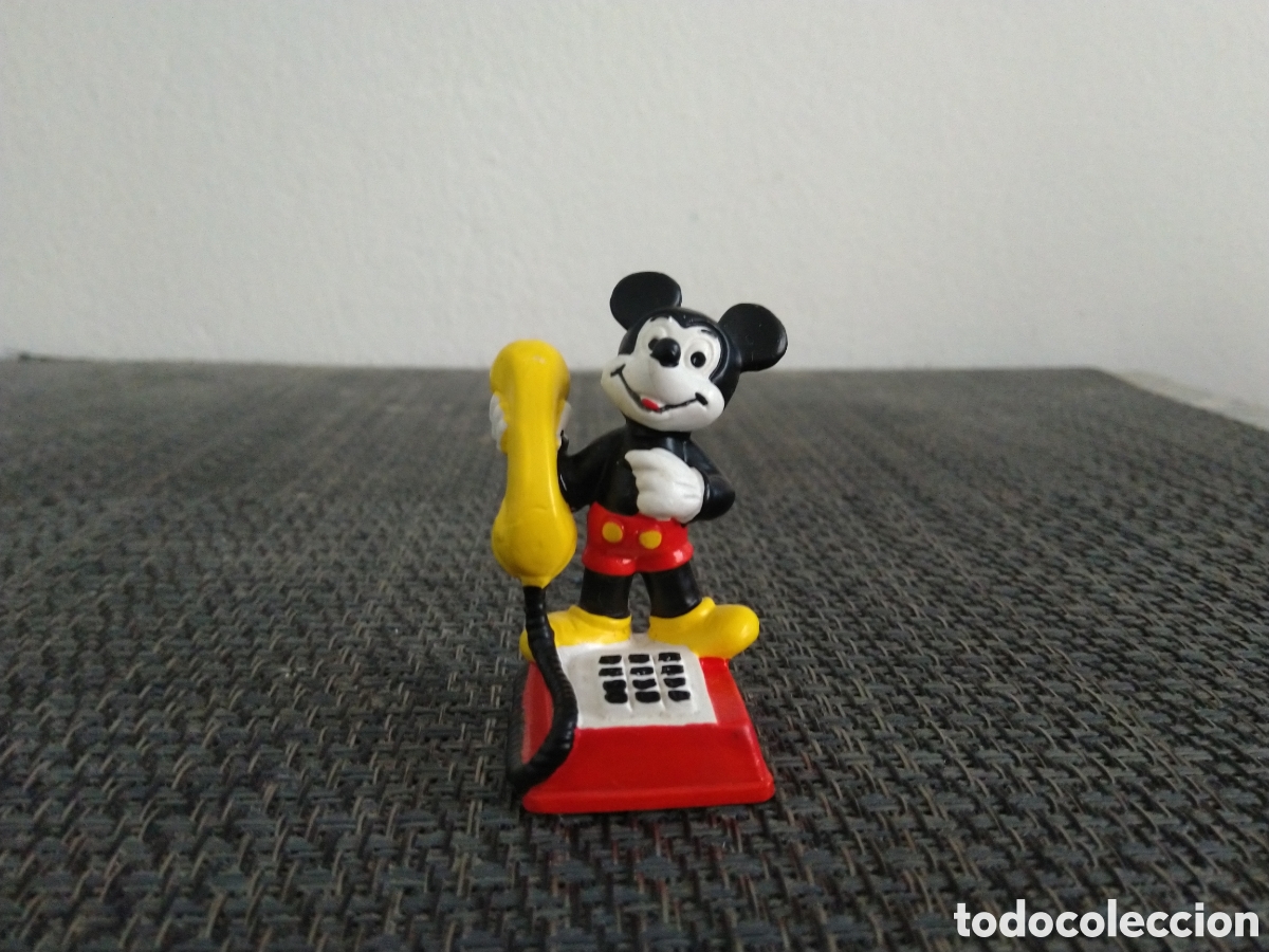Figuras de Goma y PVC: FIGURA PVC MICKEY MOUSE BULLY WALT DISNEY DIBUJOS ANIMADOS TELEFONO