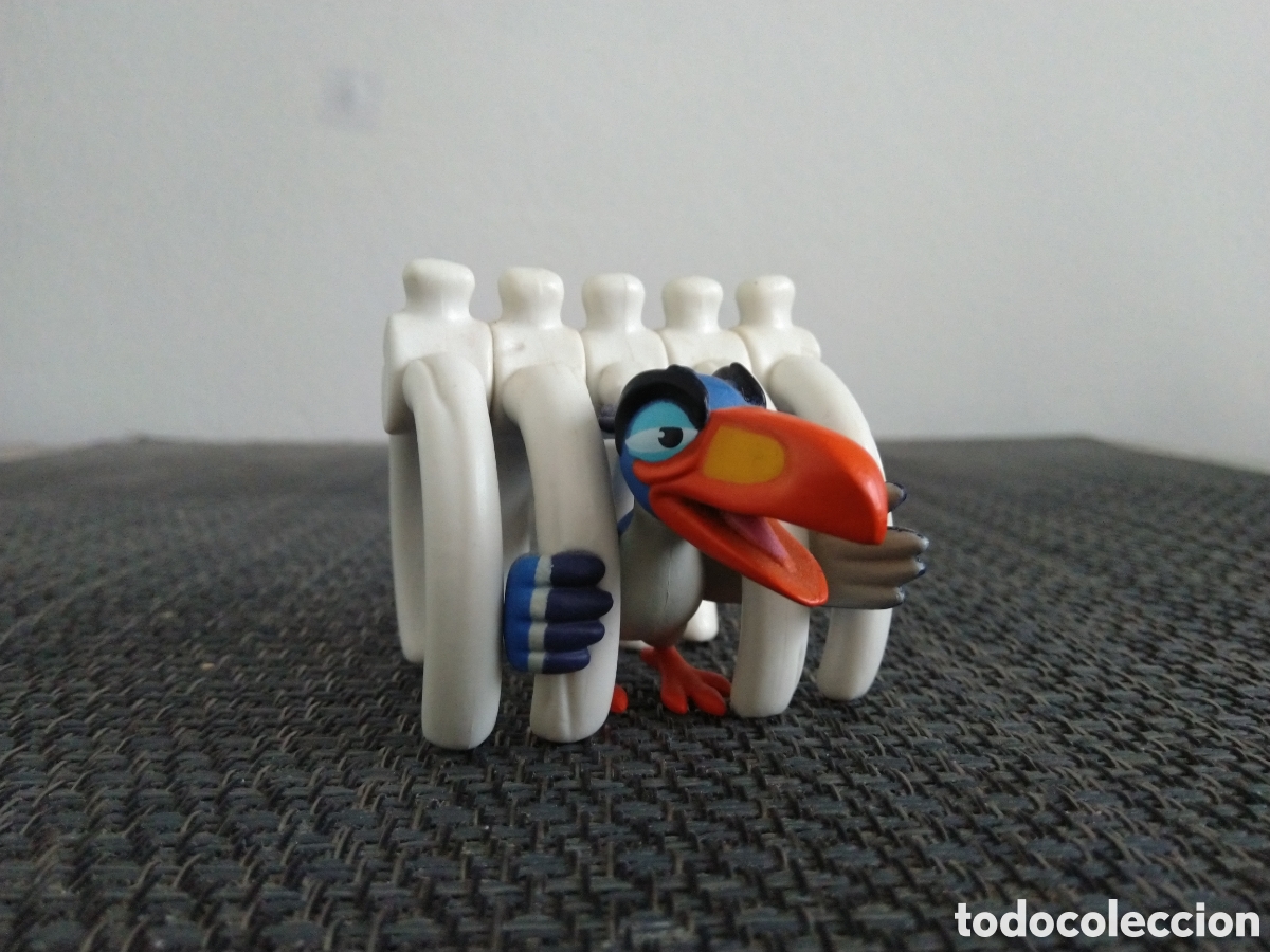 Figuras de Goma y PVC: FIGURA PVC ZAZU PRISION CARCEL COSTILLAS HUESOS PAJARO EL REY LEON WALT DISNEY DIBUJOS ANIMADOS