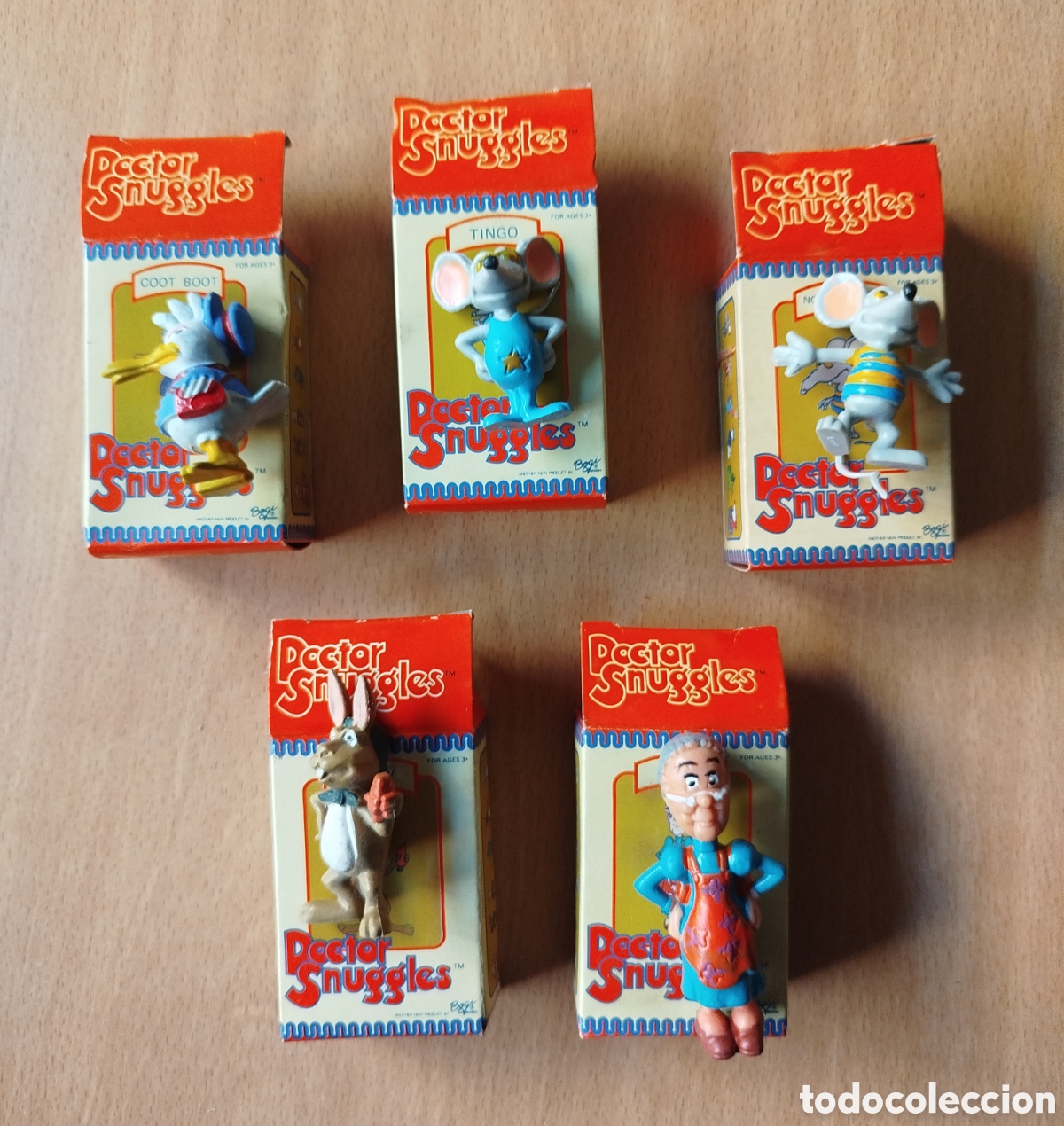 Figuras de Goma y PVC: 1979 DOCTOR SNUGGLES DR. SNUGGLES LOTE 5 FIGURAS GOMA PVC SIN USO NUEVAS A ESTRENAR