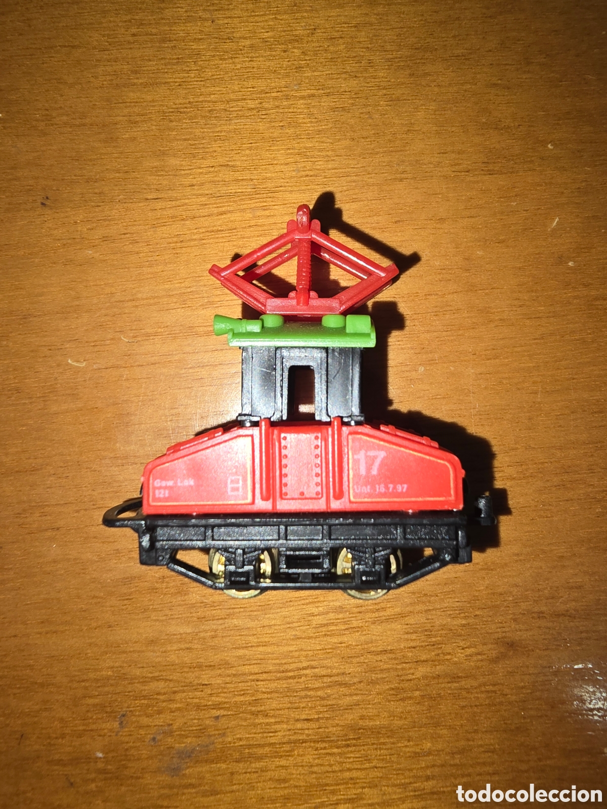 Figuras de Goma Kinder: Figura kinder Ferrero antigua tren locomotora vag&oacute;n obras mu&ntilde;eco colecci&oacute;n sorpresa premium (caja B)