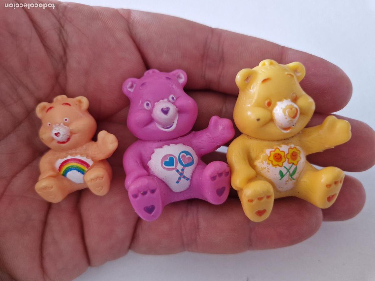 Figuras de Goma y PVC: lote 3 figura de goma pvc Care bears Osos amorosos cari&ntilde;ositos