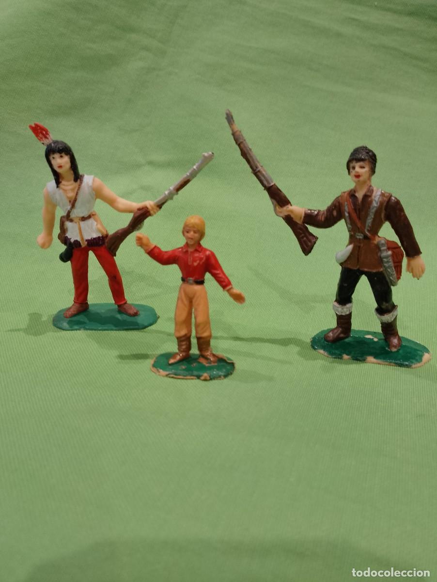 Figuras de goma y PVC: Daniel Boone Comansi. A&ntilde;os 60 - Foto 1