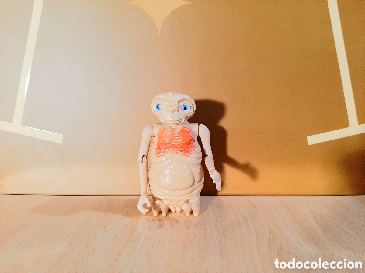 Figuras de Goma y PVC: Figura E.T extra-terrestre 1982 articulable cuello extensible