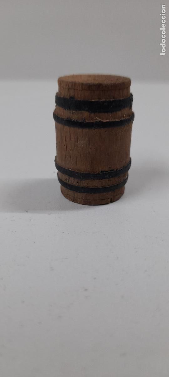 Figuras de goma y PVC: BARRIL EN MADERA . COMPLEMENTO DEL OESTE O DECORADO . A&Ntilde;OS 50 - Foto 2