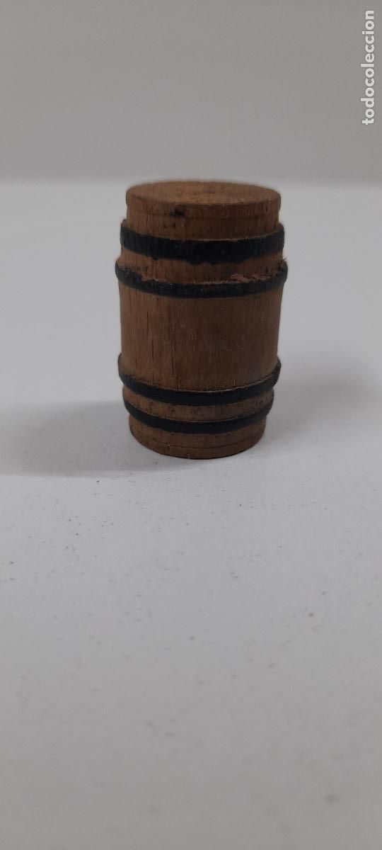 Figuras de goma y PVC: BARRIL EN MADERA . COMPLEMENTO DEL OESTE O DECORADO . A&Ntilde;OS 50 - Foto 1