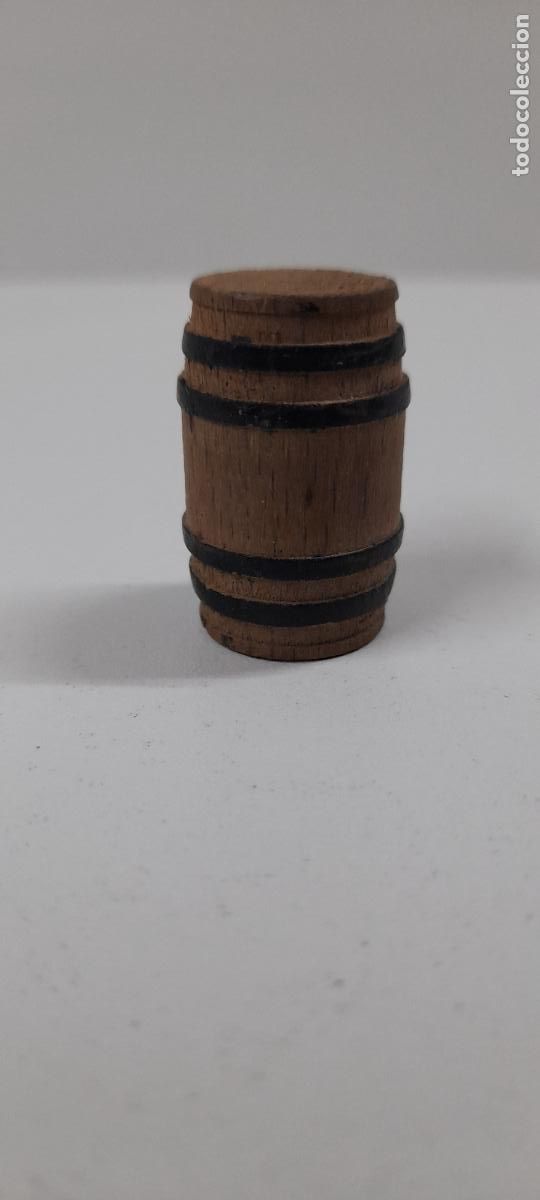 Figuras de goma y PVC: BARRIL EN MADERA . COMPLEMENTO DEL OESTE O DECORADO . A&Ntilde;OS 50 - Foto 1