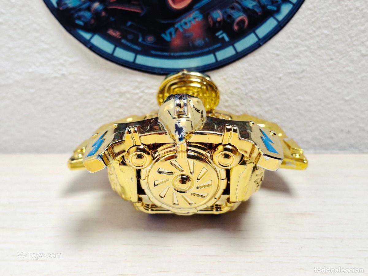 Figuras de goma y PVC: Superzings Kazoom Slider dorado Superthings Magic Box Pullback - Foto 2