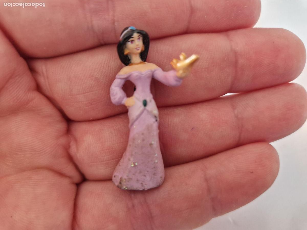 Figuras de Goma y PVC: mini figura Yasmine Yasmin Jasmine Walt Disney pelicula Aladdin Polly Pocket Zaini