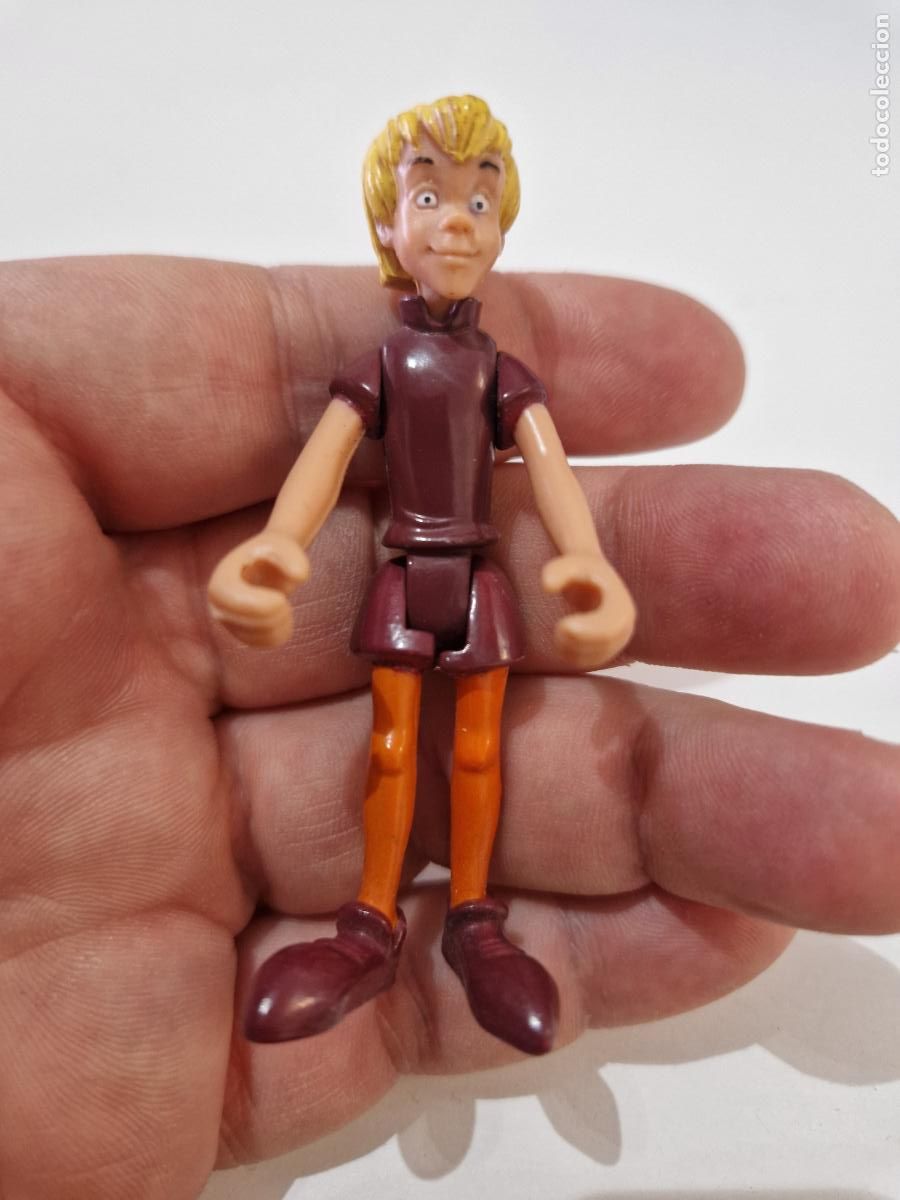 Figuras de Goma y PVC: antigua figura Arturo Merlin el encantador walt disney Famosa castillo Polly pocket