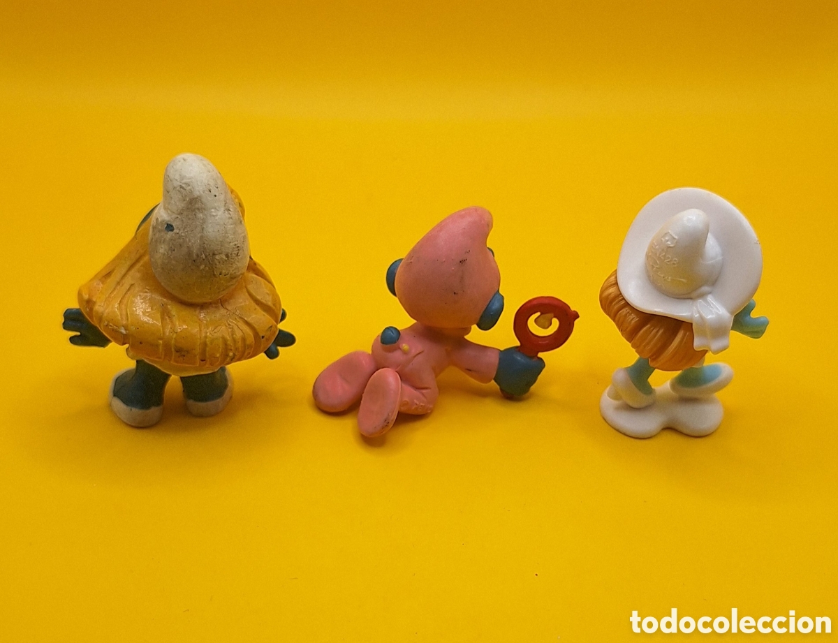 Figuras de goma y PVC: Lote de Pitufos - Pitufina - Peyo - Foto 3
