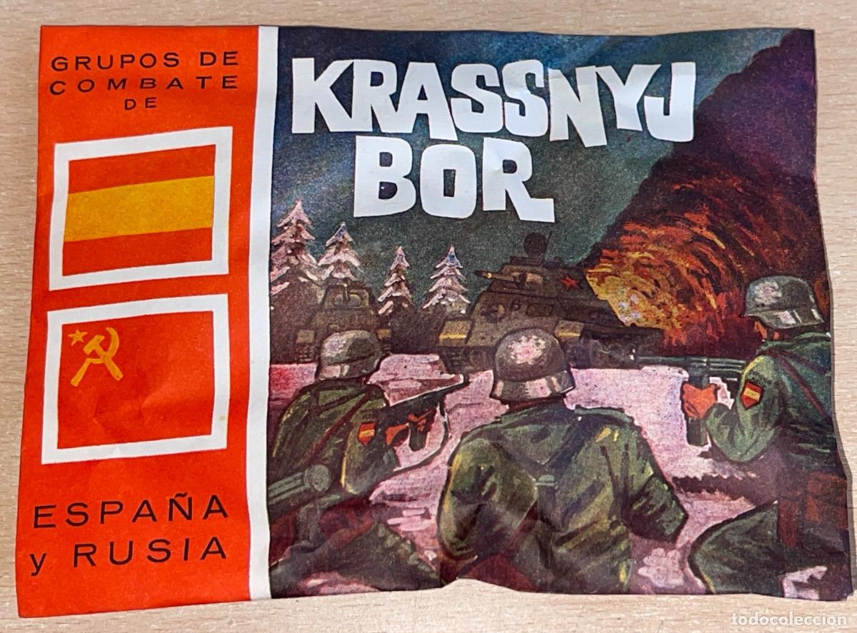 Figuras de Goma y PVC: MONTAPLEX Sobre Grupos de Combate KRASSNYJ BOR Espa&ntilde;a VS Rusia 2&ordf; Guerra Mundial Divisi&oacute;n Azul 70's