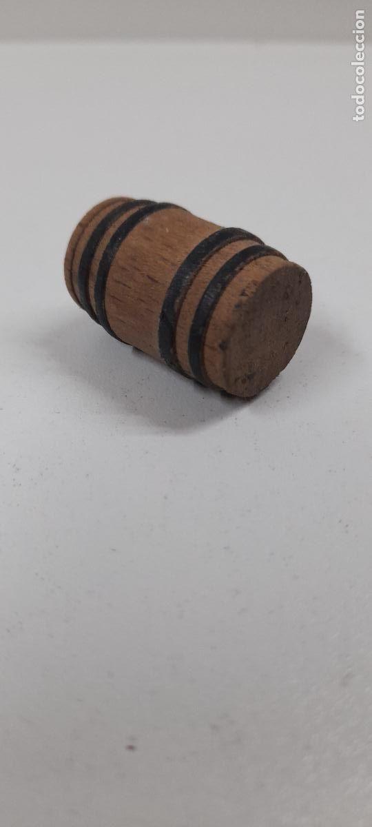 Figuras de goma y PVC: BARRIL EN MADERA . COMPLEMENTO DEL OESTE O DECORADO . A&Ntilde;OS 50 - Foto 3