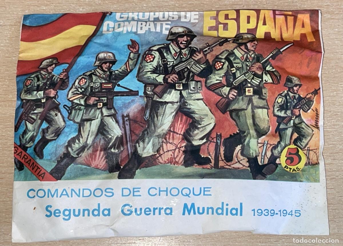 Figurines en Caoutchouc et PVC: MONTAPLEX Sobre Grupos de Combate ESPA&Ntilde;A Divisi&oacute;n Azul Comandos de Choque 2&ordf; Guerra Mundial a&ntilde;os 70