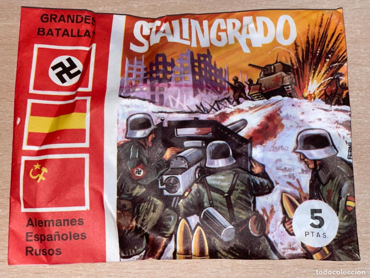 Figurines en Caoutchouc et PVC: MONTAPLEX Sobre Grandes Batallas STALINGRADO Espa&ntilde;oles Alemanes Rusos 2&ordf;Guerra Mundial Divisi&oacute;n Azul