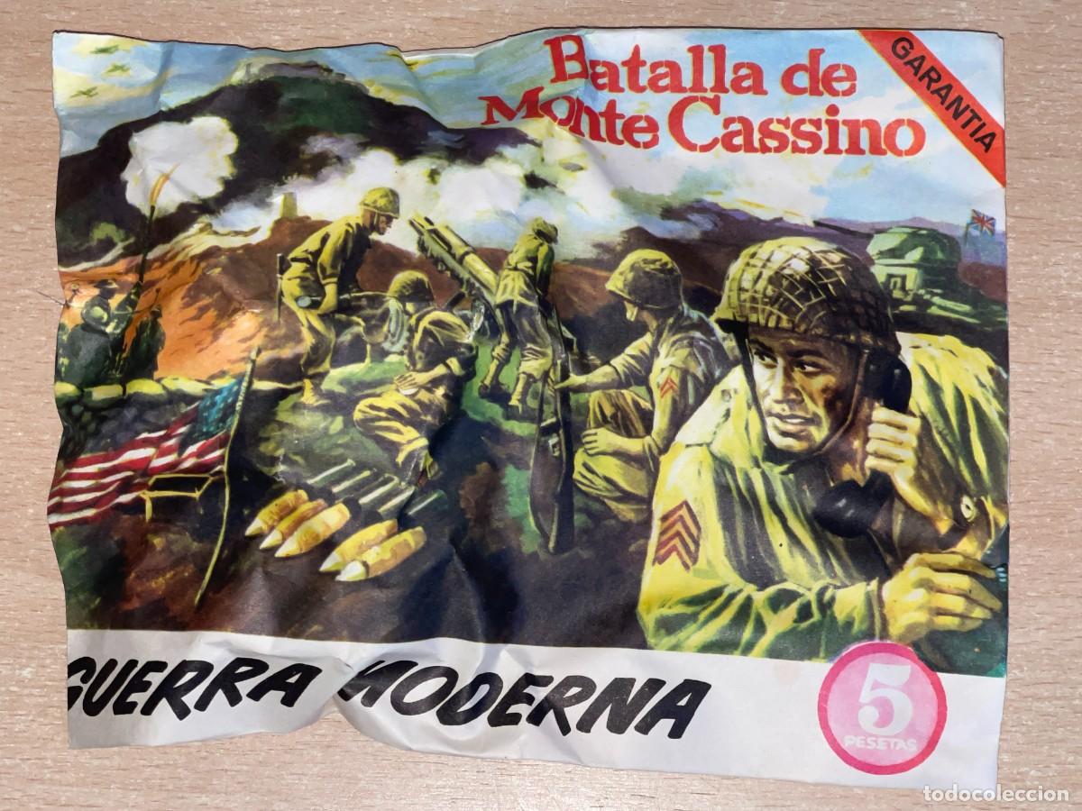 Figurines en Caoutchouc et PVC: MONTAPLEX Sobre Serie Guerra Moderna LA BATALLA DE MONTE-CASSINO a&ntilde;os 70