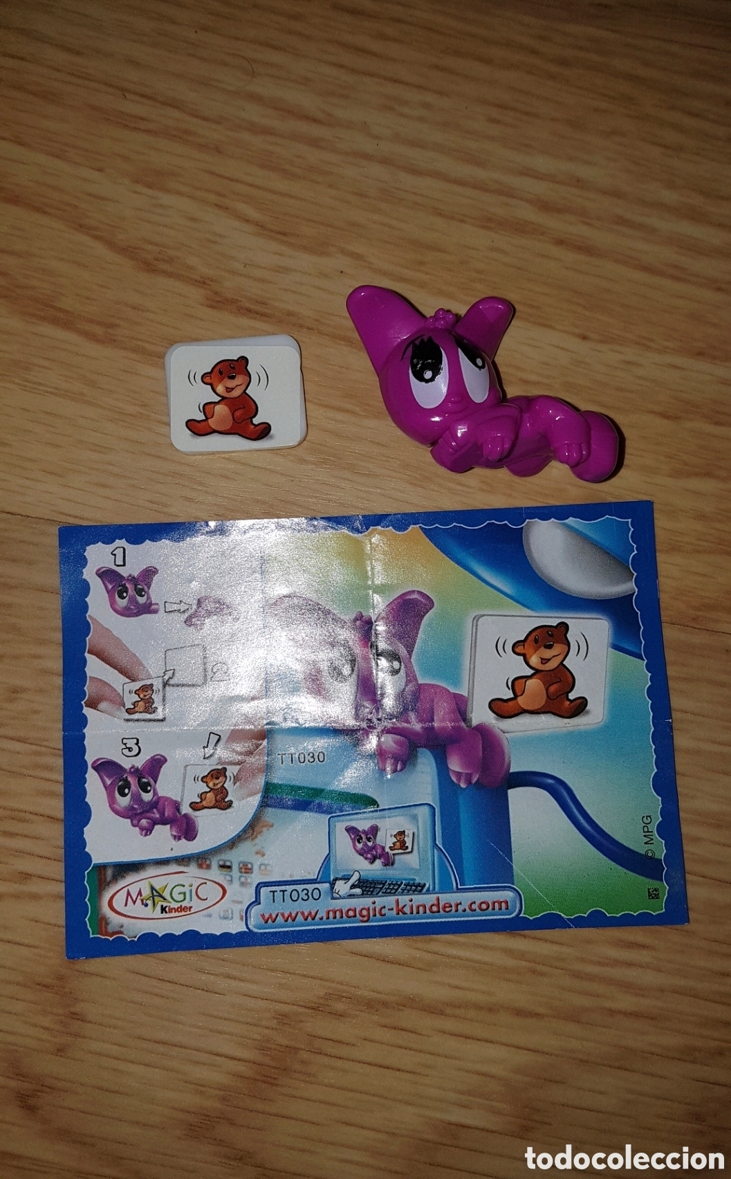 Figuras de Goma Kinder: Figura kinder TT030 + bpz drag&oacute;n mu&ntilde;eco colecci&oacute;n sorpresa premium huevo