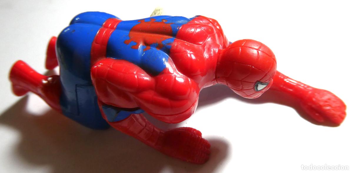 Figuras de Goma y PVC: Figura Spiderman promocional de Burguer King 1996, con movimiento