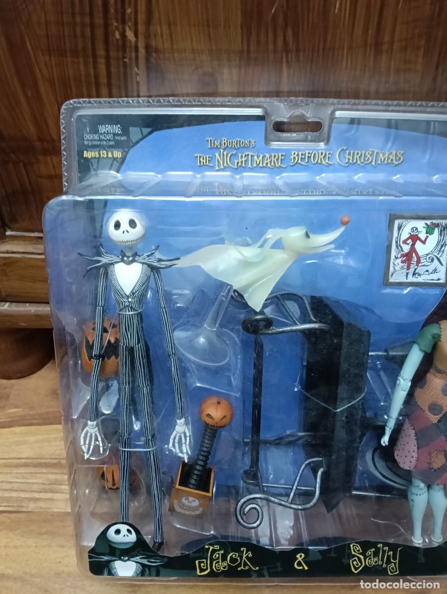 Figuras de goma y PVC: Set Jack y Sally Nightmare Before Christmas NECA - Foto 2