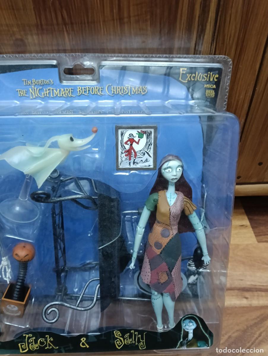 Figuras de goma y PVC: Set Jack y Sally Nightmare Before Christmas NECA - Foto 3