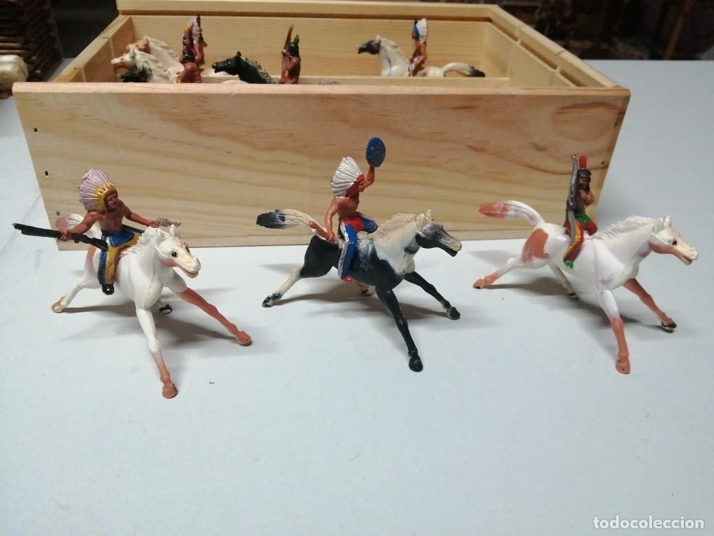 Figuras de goma y PVC: INDIOS A CABALLO DE SOTORRES - Foto 2